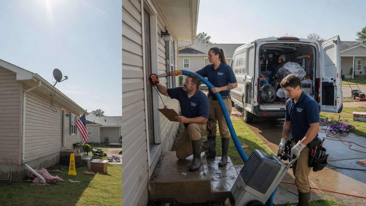 Ceiling Water Damage Restoration in Bolckow, MO near me